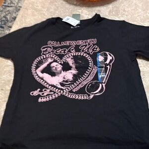 Selena Gomez Black Graphic Tee